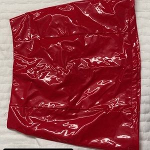 RED SKIRT NEVER USED